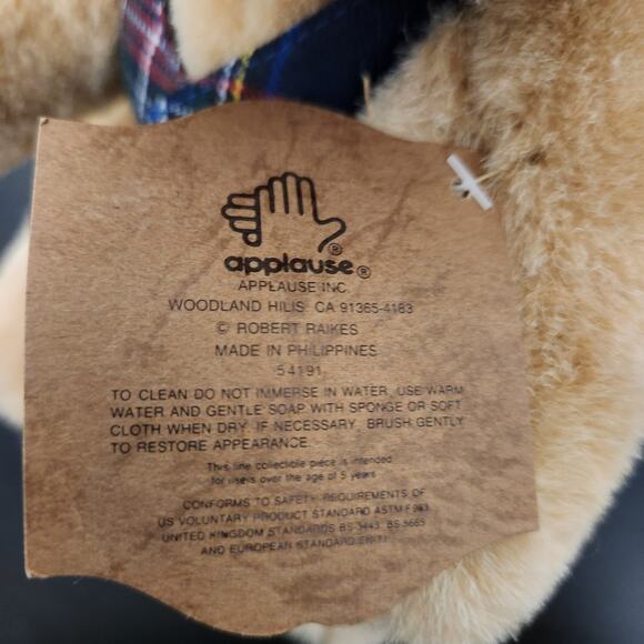 Vintage Robert Raikes Original "54191 Papa Bear" Wooden Face Doll w/ tags - Picture 11 of 11